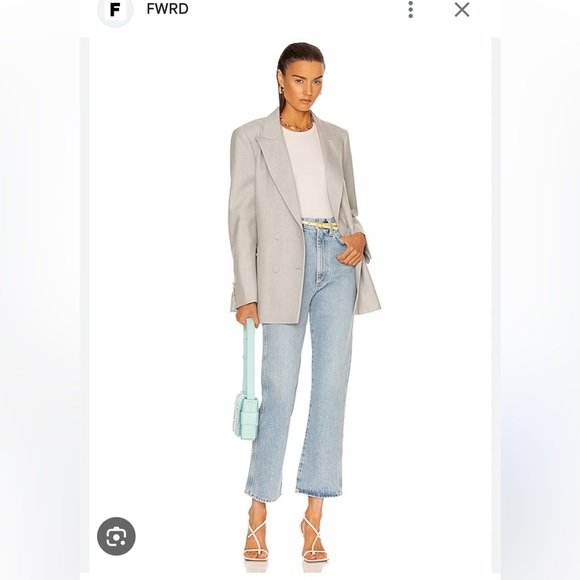 Agolde 90s Pinch Waist Jeans Womens 24 Light Wash High Rise Distressed - Picture 2 of 11